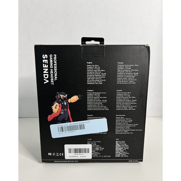 RUNMUS Gaming Headset K5 Xbox Headset with 7.1 Surround Sound - Picture 3 of 4